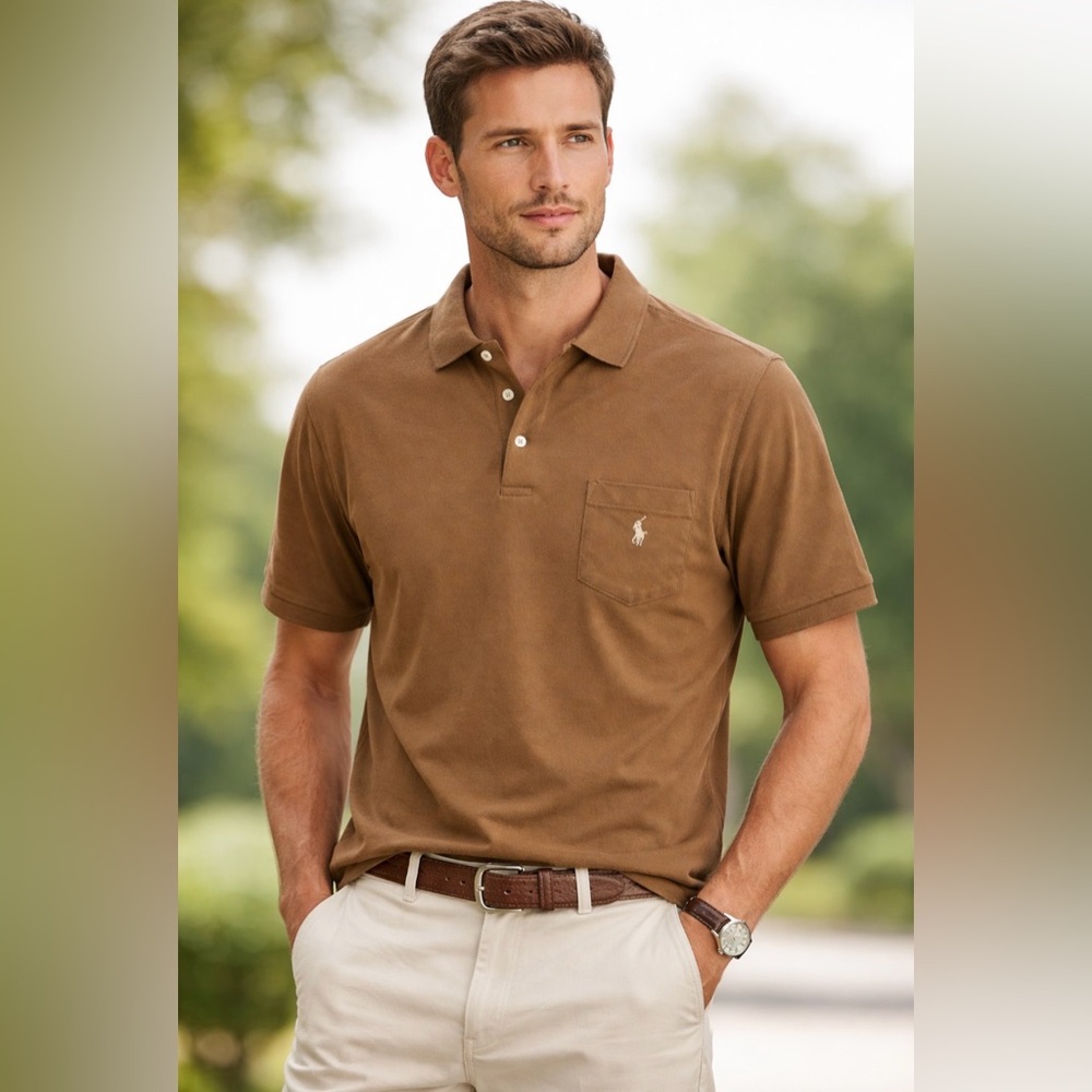 Ralph Lauren Brown Polo Shirt